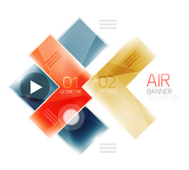 Glass arrow template