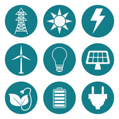 Energy design. illuistration