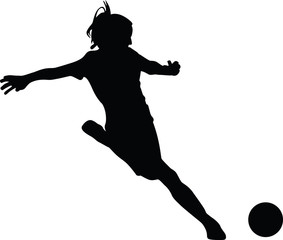 woman soccer player