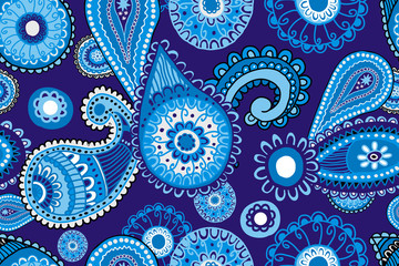 Seamless Paisley background