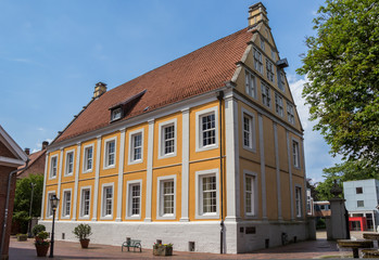 Old building in the historical center of Lingen