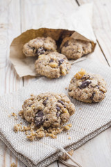 Homemade Chocolate Chip Cookies with Walnuts