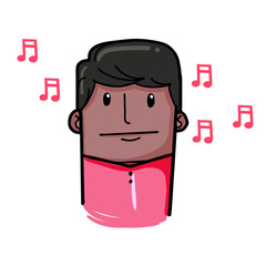 People listening music