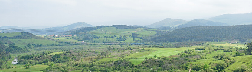 Fototapeta na wymiar Paisaje asturiano, Asturias, España