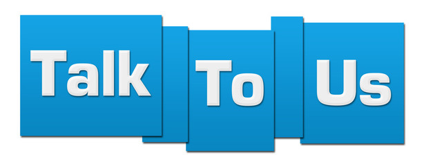 Talk To Us Blue Stripes 