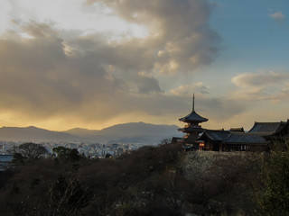 kiyomizu temple,kyoto , japan
