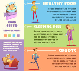 Sleep Man Infographic