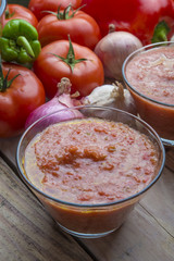 Gazpacho typical food spanish