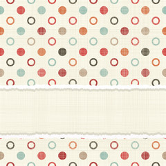 card with seamless doodle colorful abstract pattern