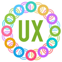 UX Colorful Circular Background 