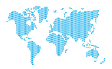 Obraz premium World map Vector