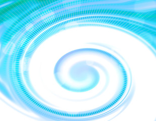 Blue spiral