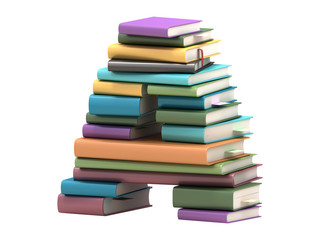 font design of the books
