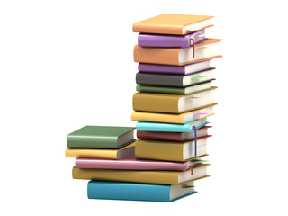 font design of the books
