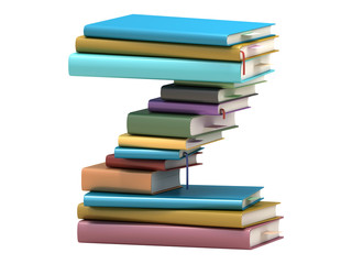 font design of the books
