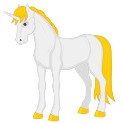 Obraz premium cartoon unicorn