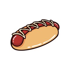 Hotdog clip art vector