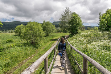 Turystka na pomoście © eldorado53