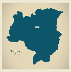 Modern Map - Tabora TZ