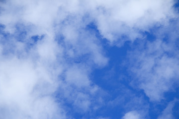 Obraz premium sky and white clouds,soft focus and blurry.