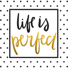 Obraz premium Hand drawn lettering poster