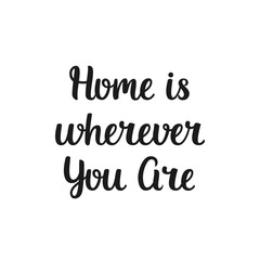 Vector hand drawn lettering poster