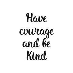 Vector hand drawn lettering poster