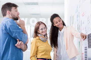 Contemporary workplace bursting with positive energy