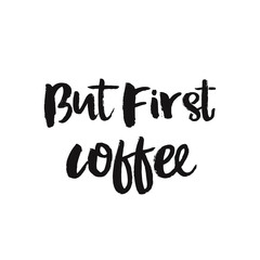 Vector hand drawn lettering poster