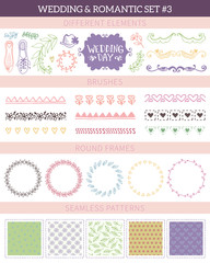 Wedding vintage elements big collection