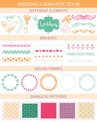 Wedding vintage elements big collection