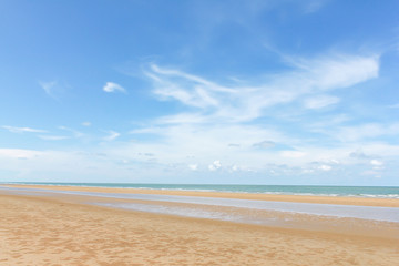 Sea, sand, sky and landscap view