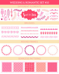 Wedding vintage elements big collection