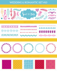 Wedding vintage elements big collection