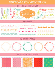 Wedding vintage elements big collection