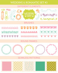 Wedding vintage elements big collection