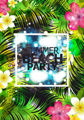 Summer Beach Party Banner