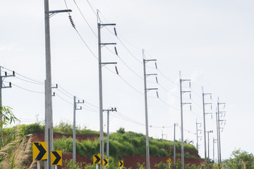 Power line background.