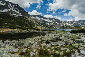 Five Lakes Valley in Tatra mountains Poland