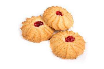 Cookies with fruit jelly