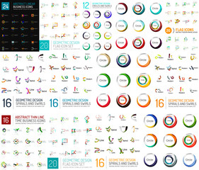 Abstract logo mega set