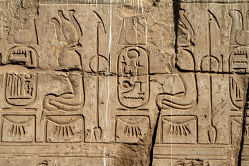 Ägyptische Hieroglyphen 