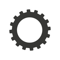 gear wheel isolated icon design