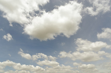 Sky background (cloudy sky) for graphic usage