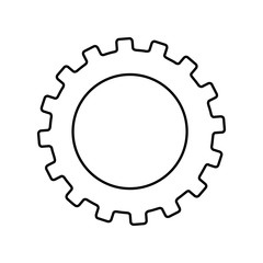 gear wheel isolated icon design