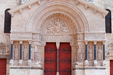 Portail de l'église Saint-Trophime, Arles.