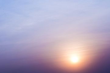 Sunset sky 