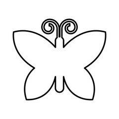butterfly  isolated icon design