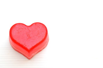 Fototapeta premium Red heart sign