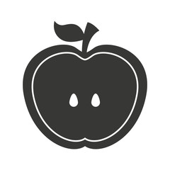 apple fruit isolated icon design